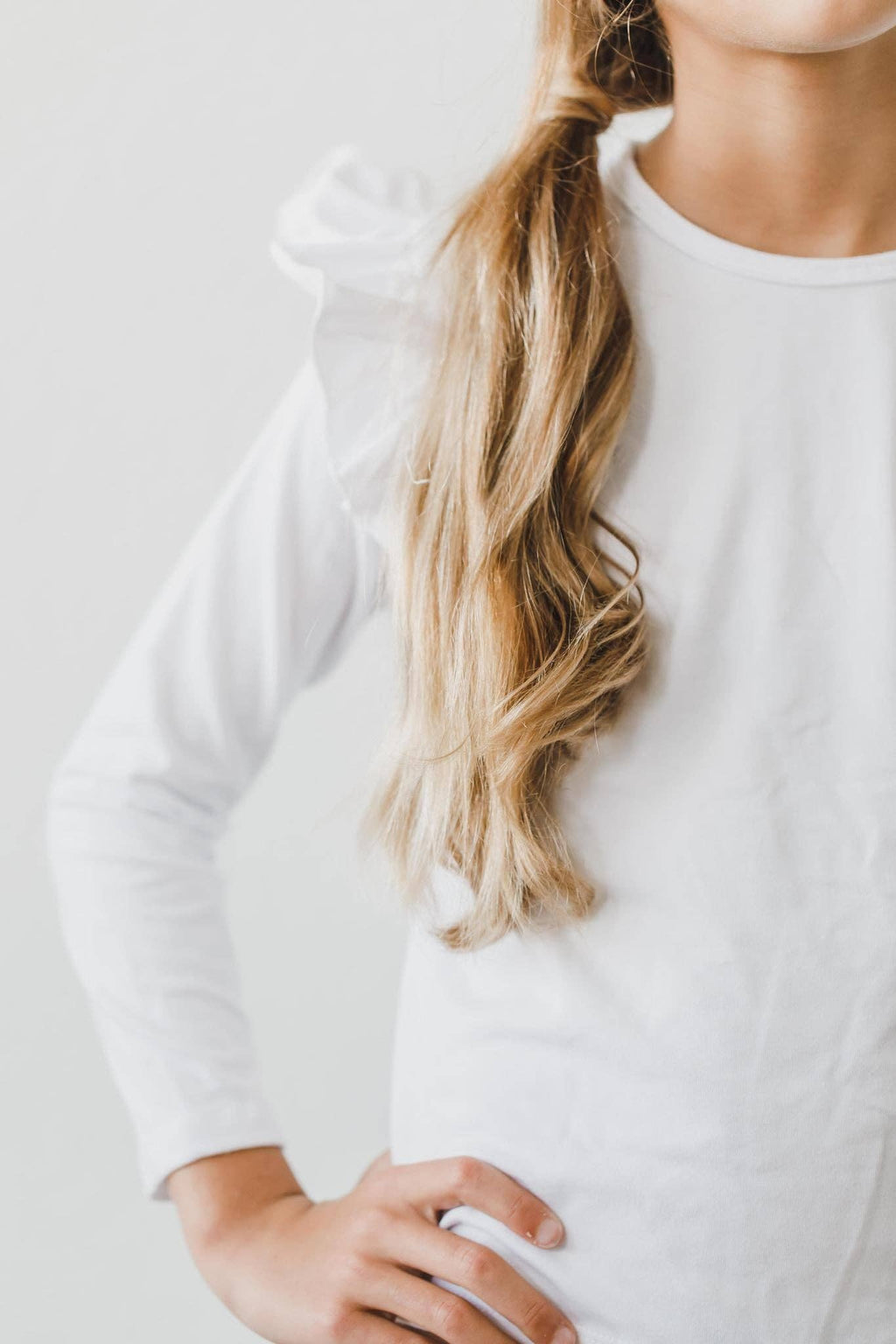 Snow Day Staple Ruffle Tee