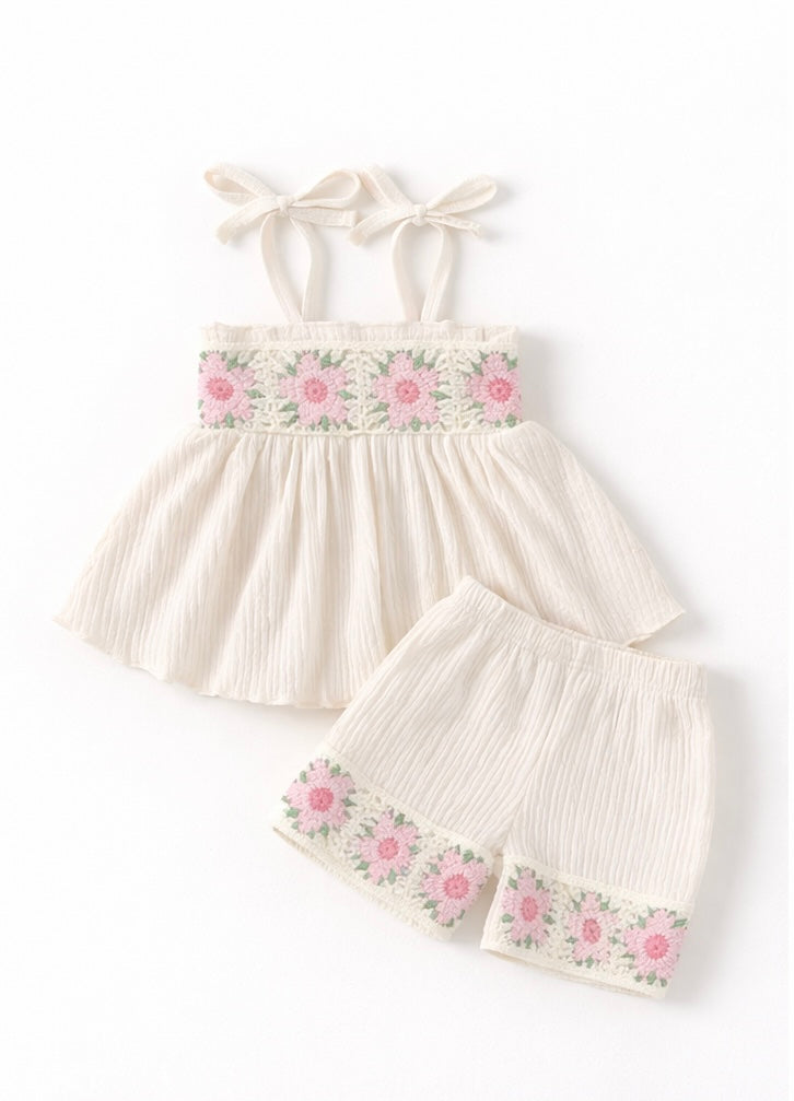 Boho Baby Bunny (blush garden set)