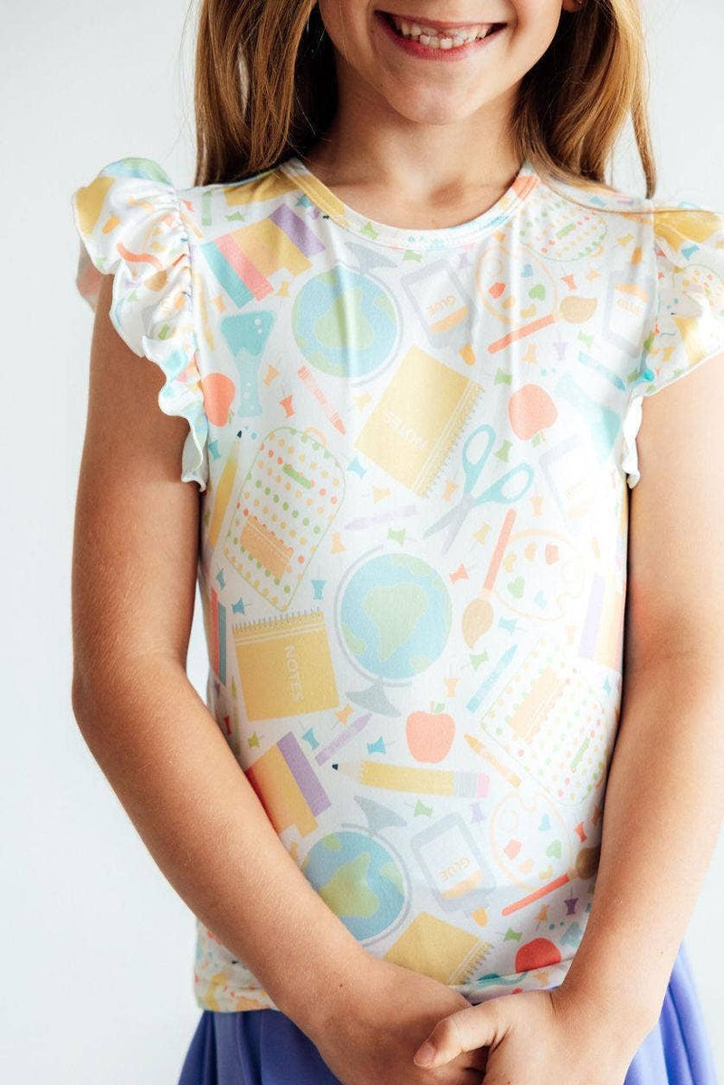 Campus Cutie Ruffle Tee