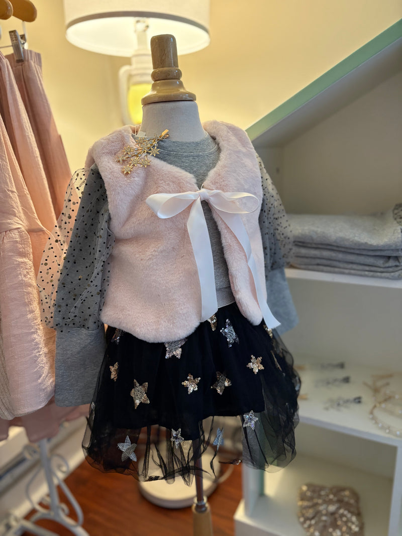 Sparkly Night Sky Top (2T-6Y)