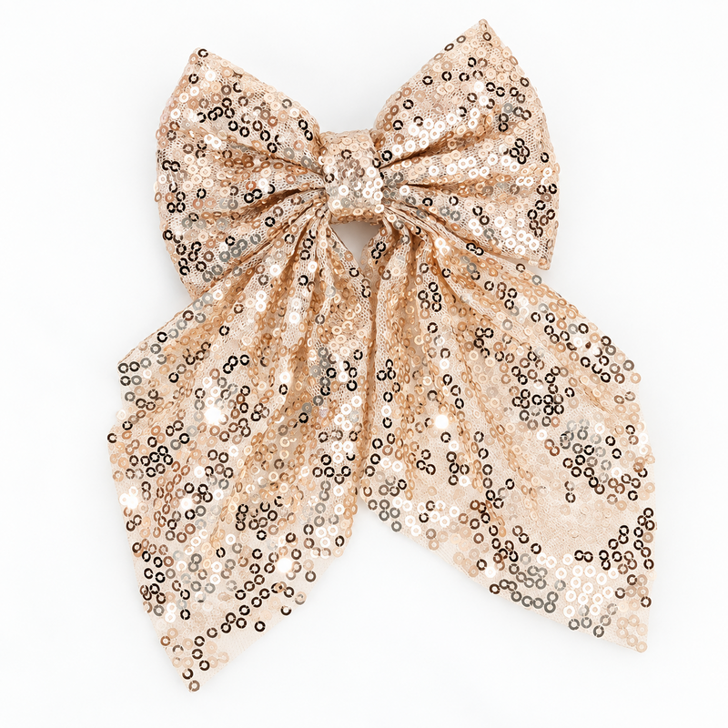 Finishing Touches: Gold Glitter Bow