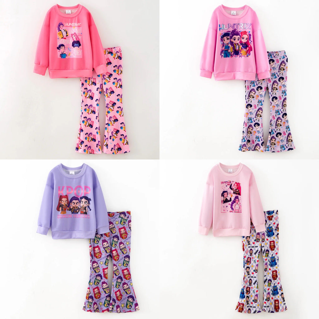 K-Pop Demon Hunters Exclusive Pre-Sale: Crewneck Top & Flare Pant Set