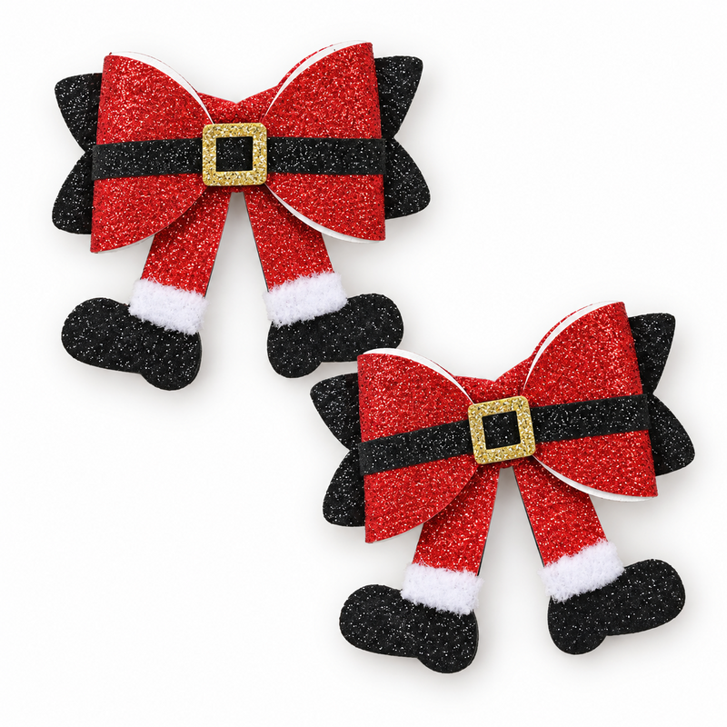 Finishing Touches: Santa Claus Bows