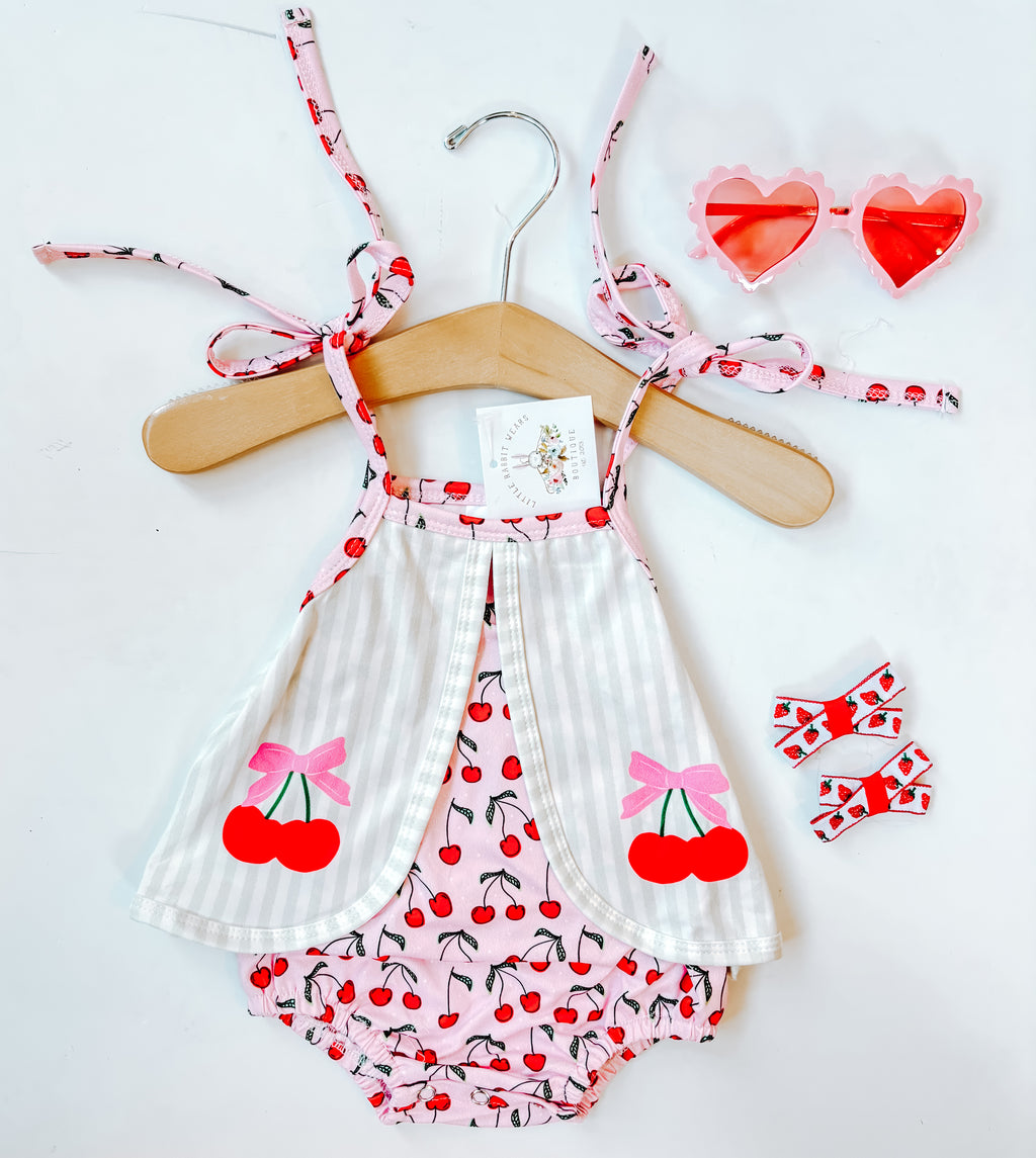 Bowl Full of Cherries Romper