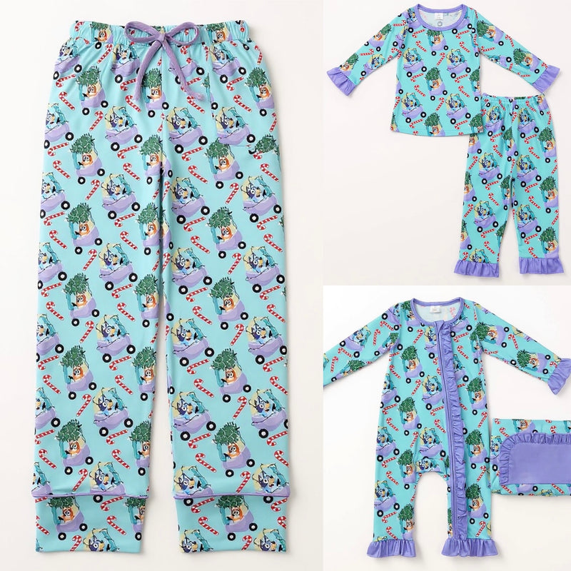 Holiday Pajama Pre-Sale (Aqua Bluey)