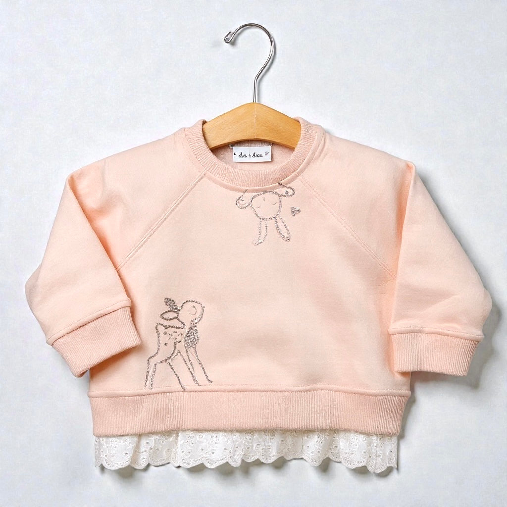 Doe a Deer Fancy Crewneck