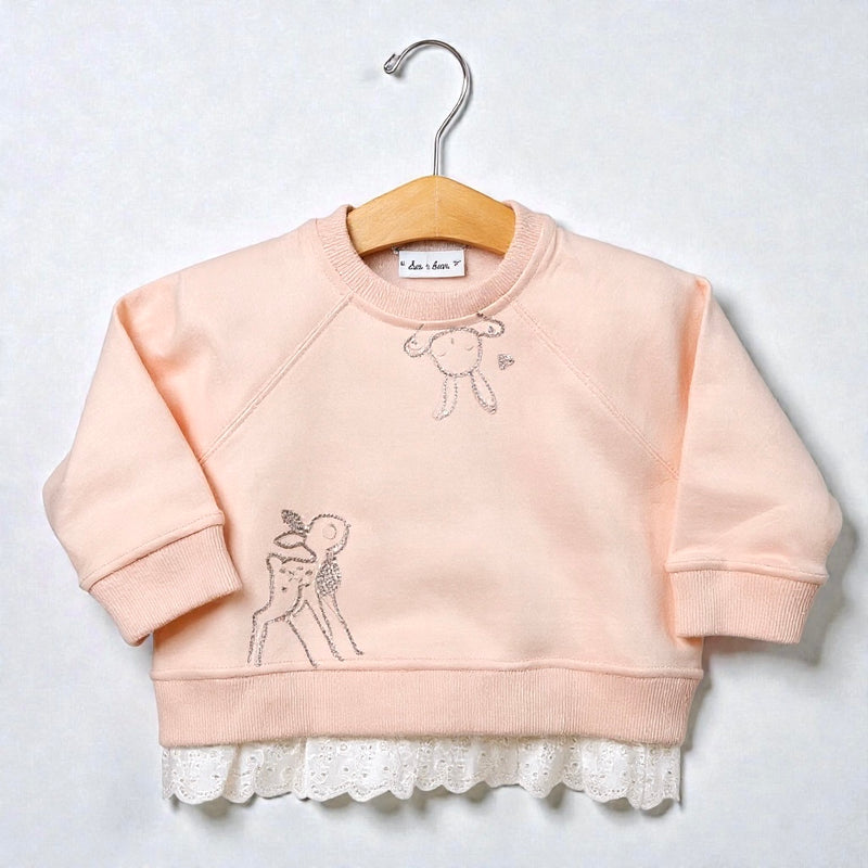 Doe a Deer Fancy Crewneck