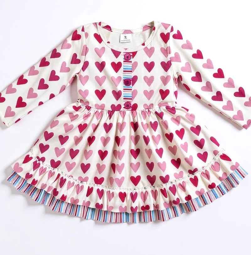 Heartbeat & Happy Feet Twirl Dress