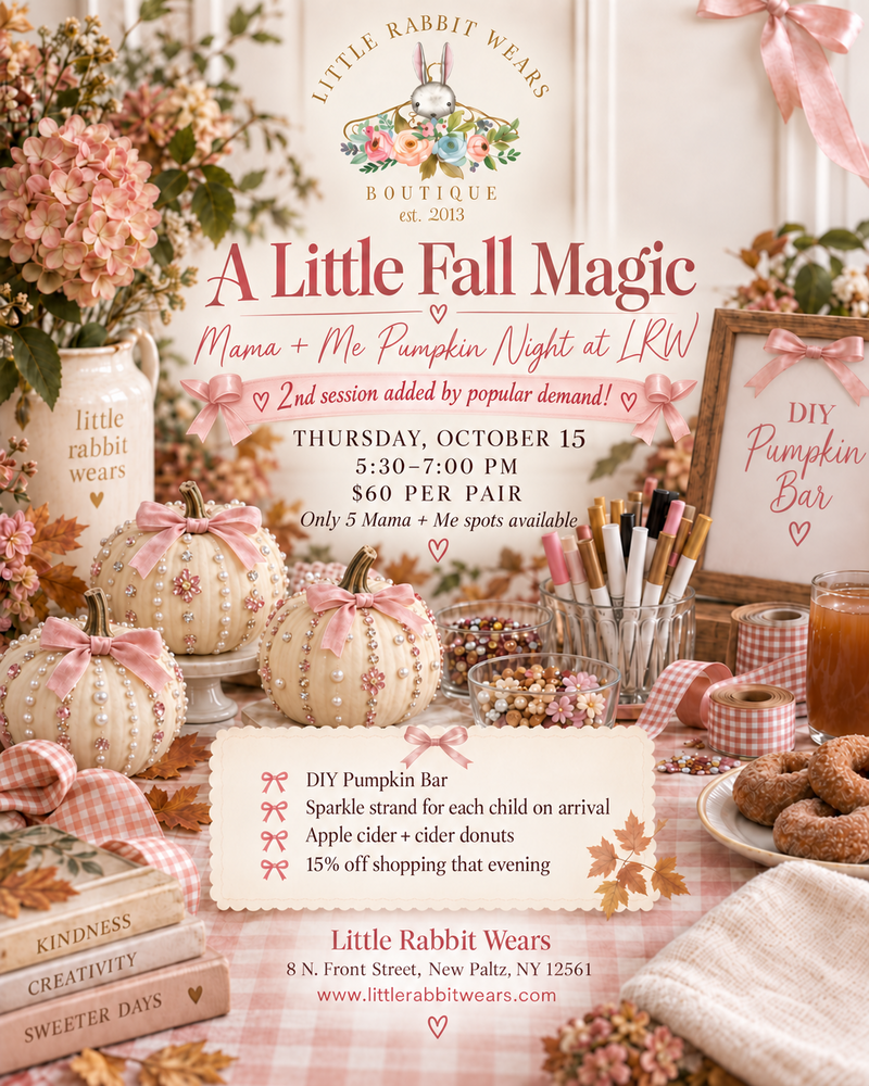 A Little Fall Magic Pumpkin Decorating Workshop- OCTOBER 15