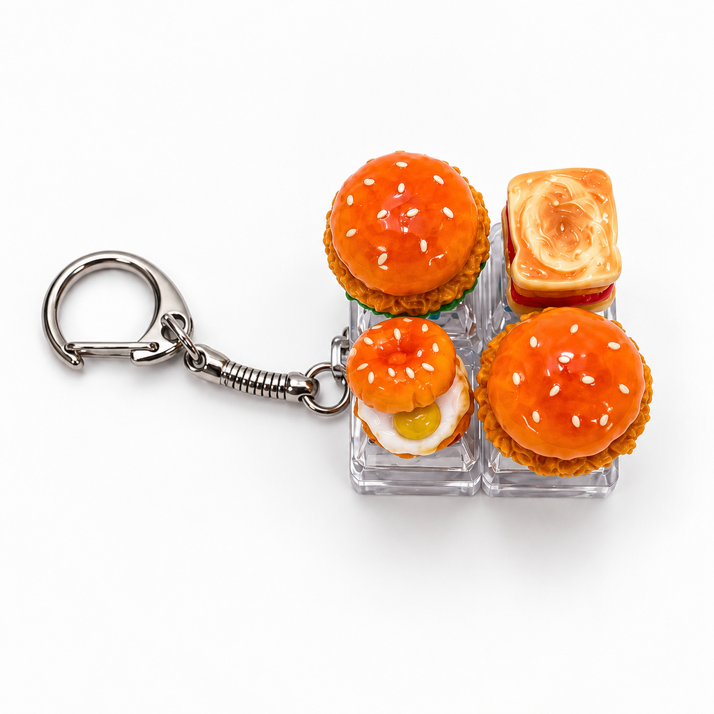 Little Bunny Bag Charms: Fast Food Fidget