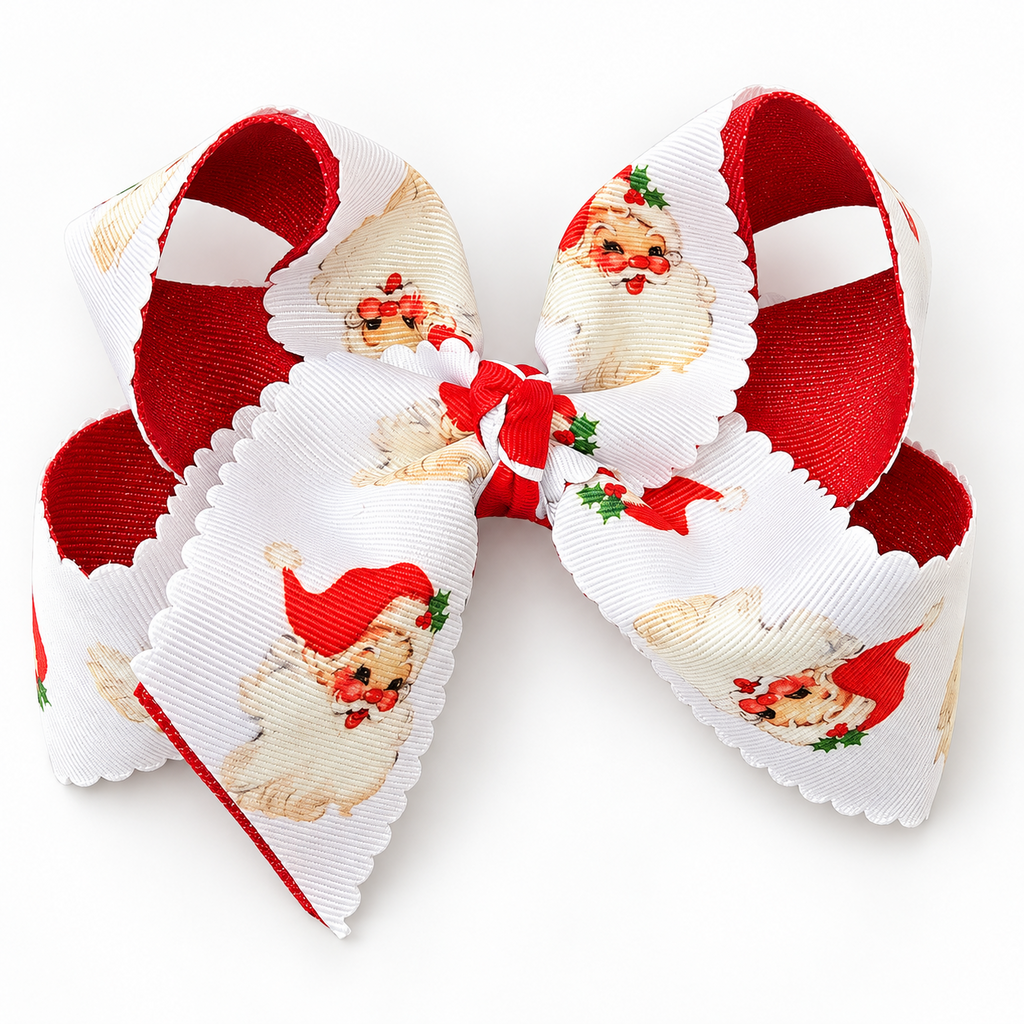 Finishing Touches: Vintage Santa Bow