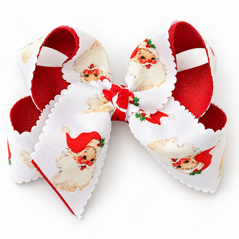 Finishing Touches: Vintage Santa Bow
