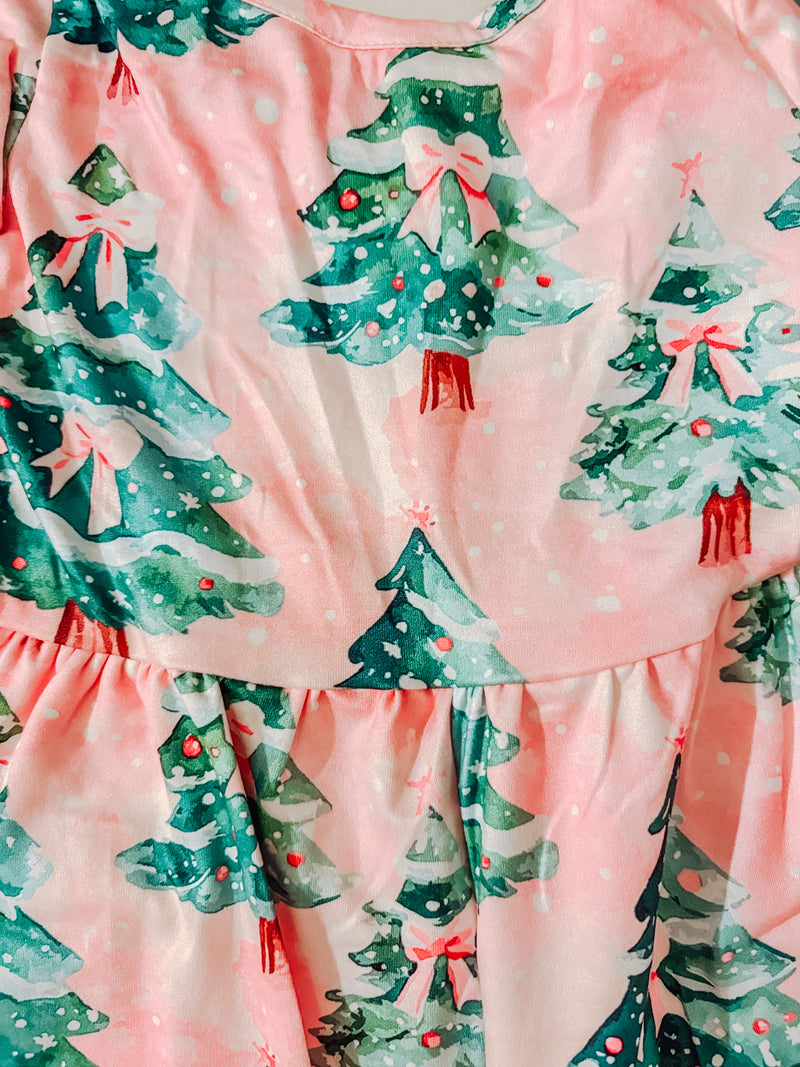 Snow Falling on Cotton Candy Skies Jumpsuit (2T-9Y)