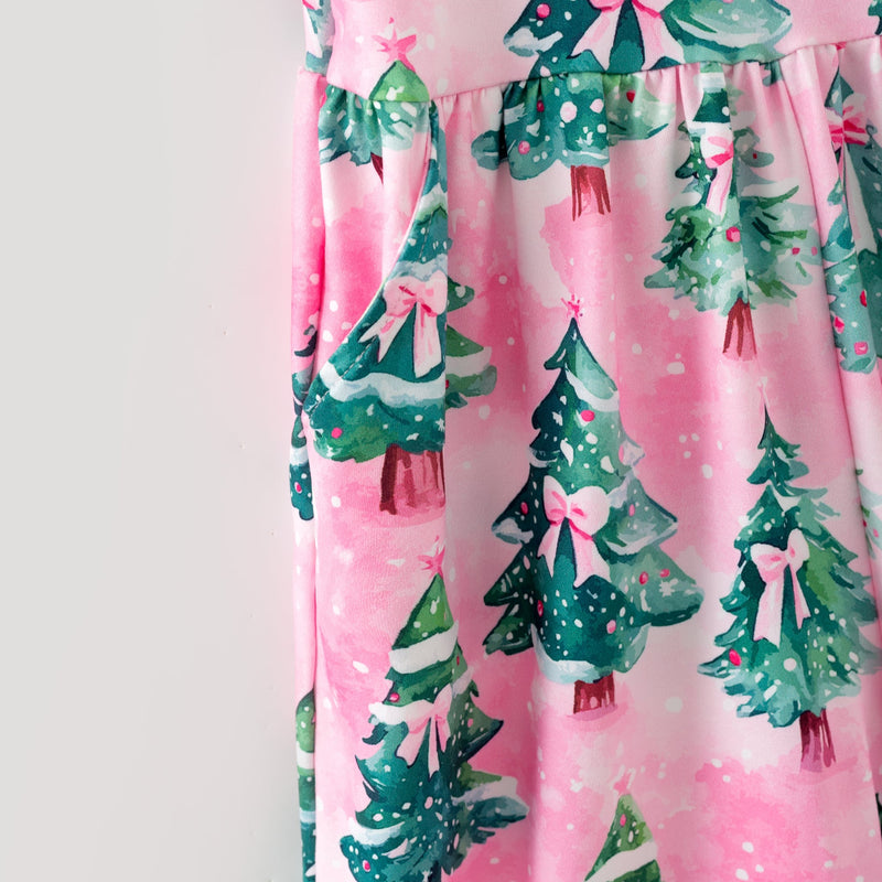 Snow Falling on Cotton Candy Skies Jumpsuit (2T-9Y)