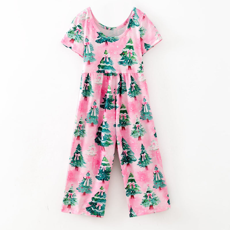 Snow Falling on Cotton Candy Skies Jumpsuit (2T-9Y)
