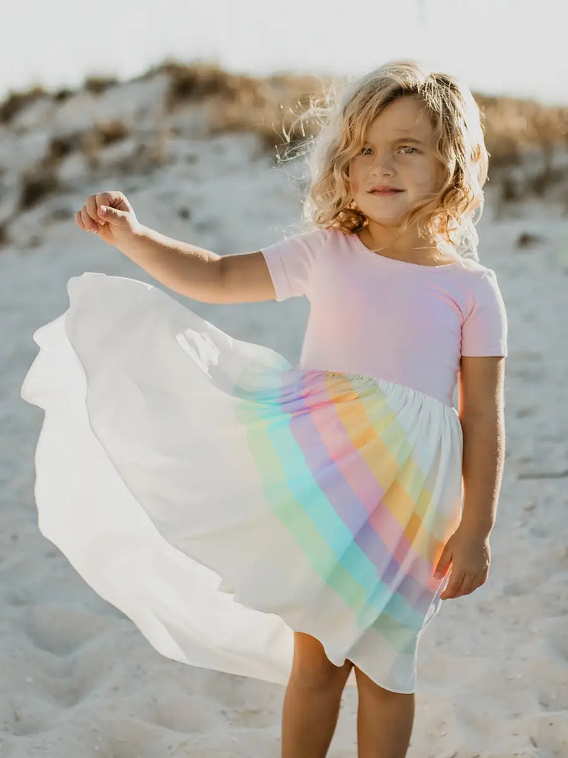 Arcoiris Frock (pink bodice)