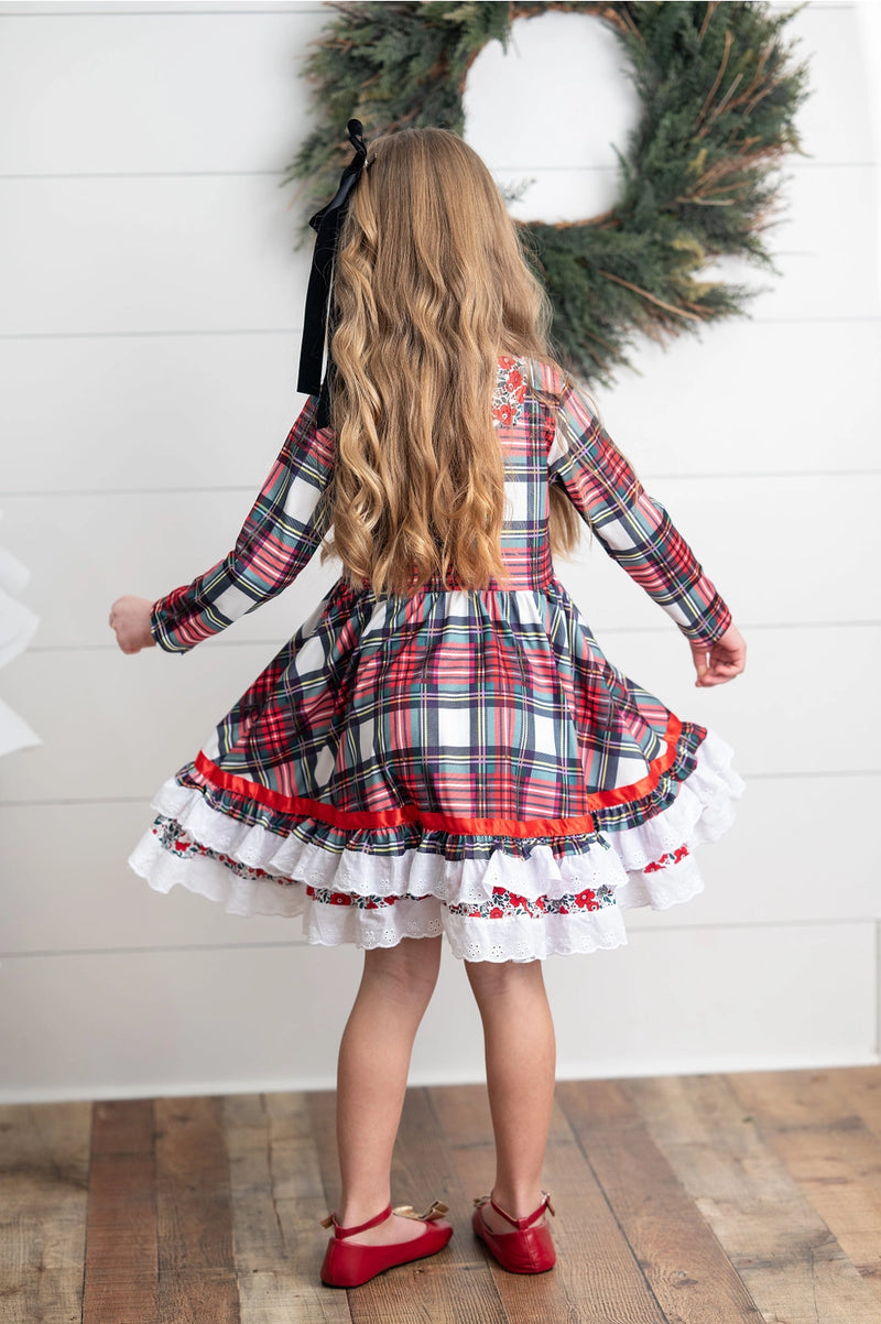 Merry Little Christmas Dress (2T-12Y)