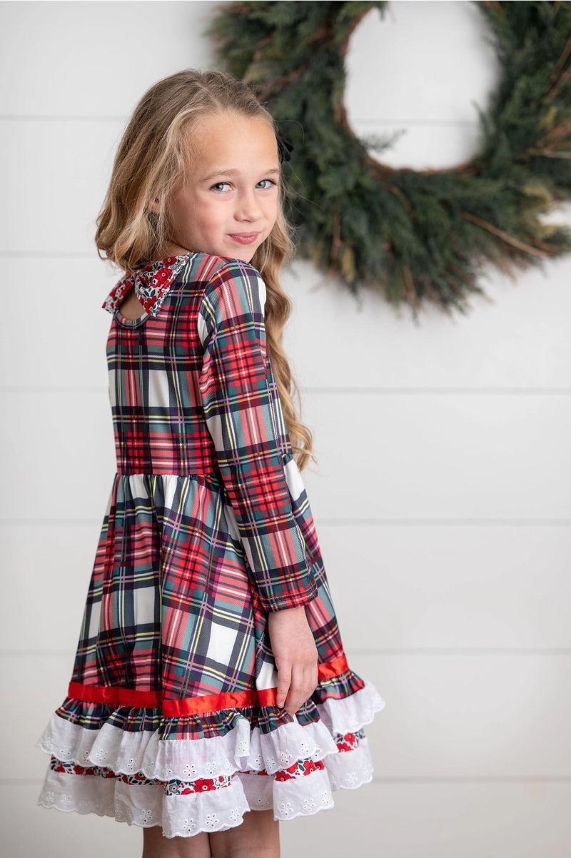 Merry Little Christmas Dress (2T-12Y)