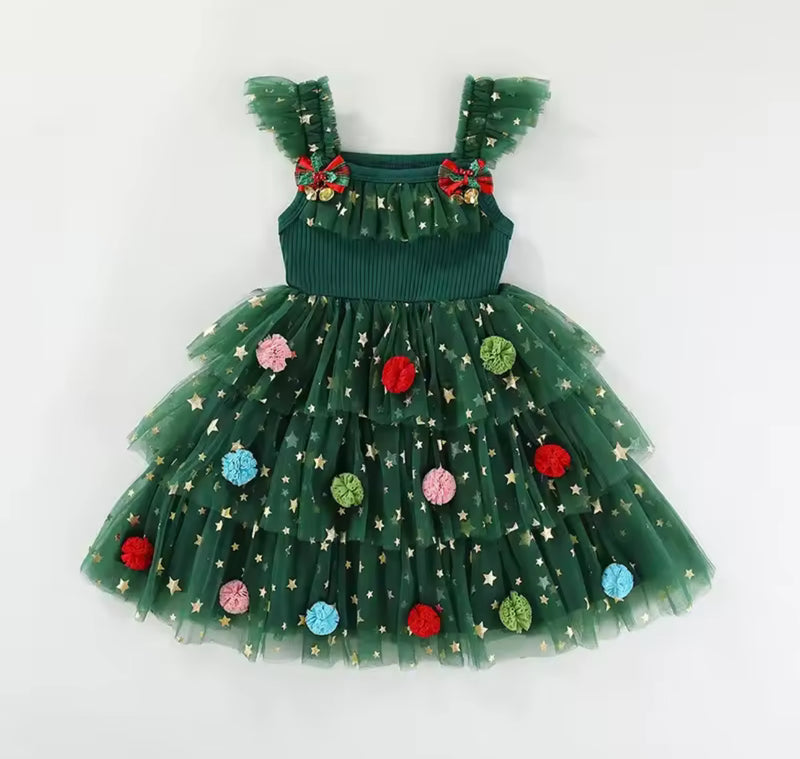 O’ Christmas Tree Collection (gold star dress)