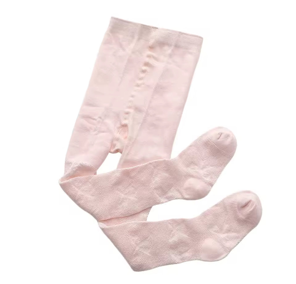 Wrapped with Bows Tights (Pink)
