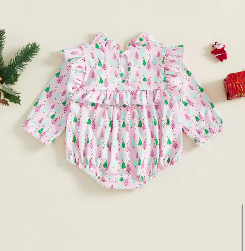 Snow Falling on Cotton Candy Skies Romper