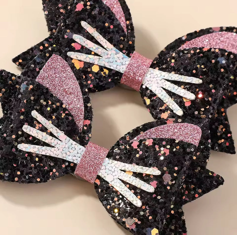 The Glittery Kitty Clips