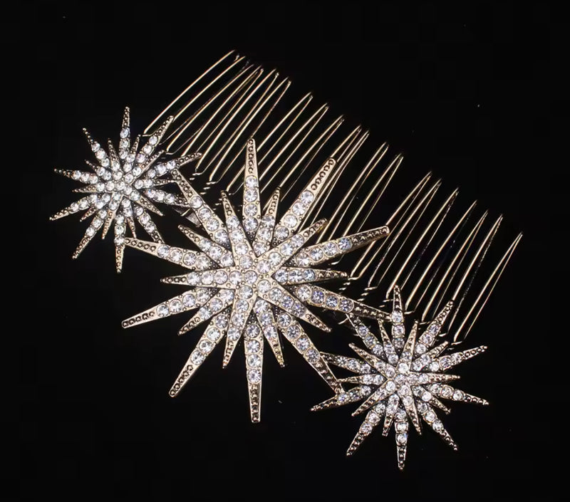 Starry Night Hair Comb