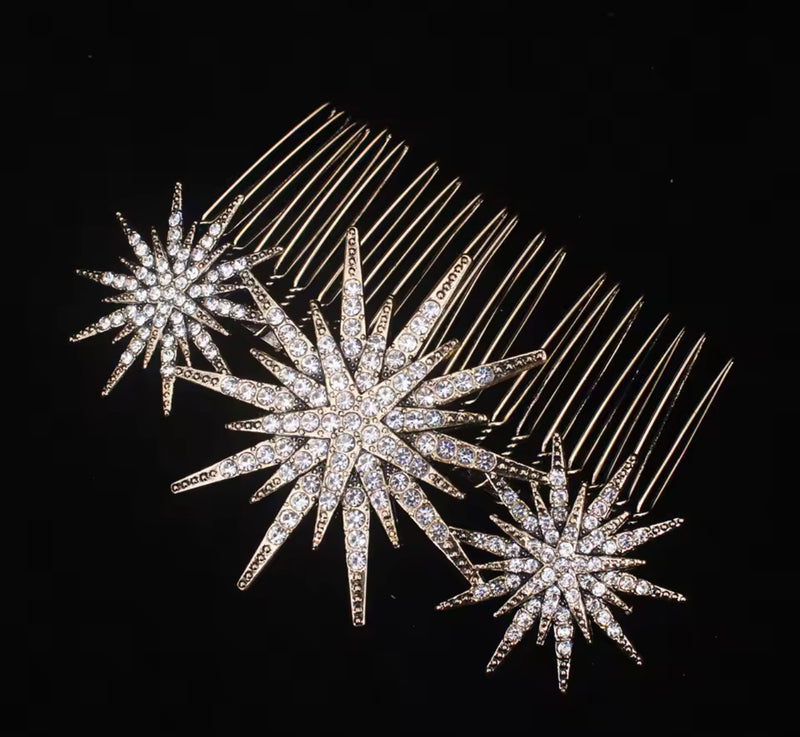 Starry Night Hair Comb