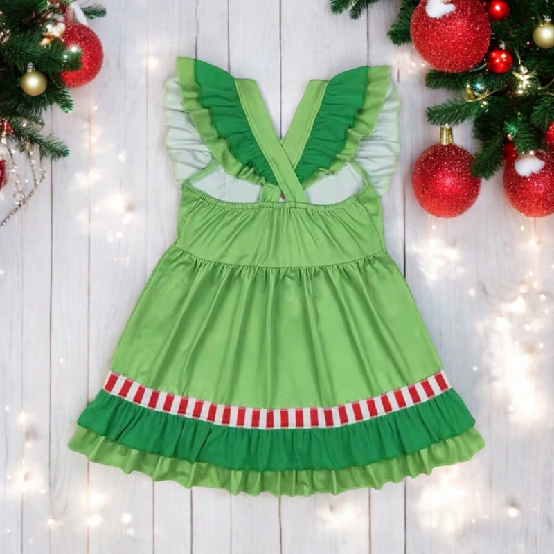 Merry Grinchmas Dress (2T-9Y)