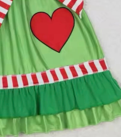 Merry Grinchmas Dress (2T-9Y)
