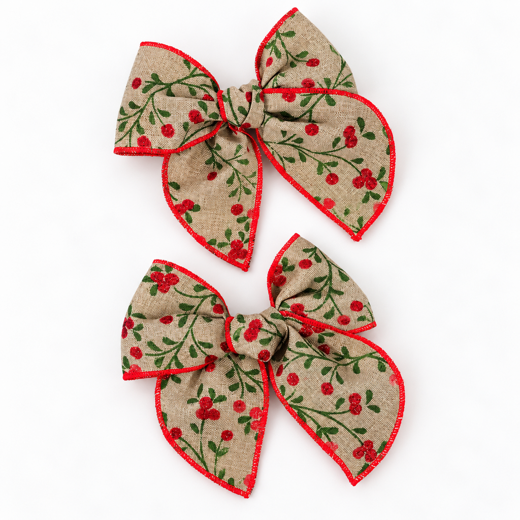 Finishing Touches: Holly & Ivy bow