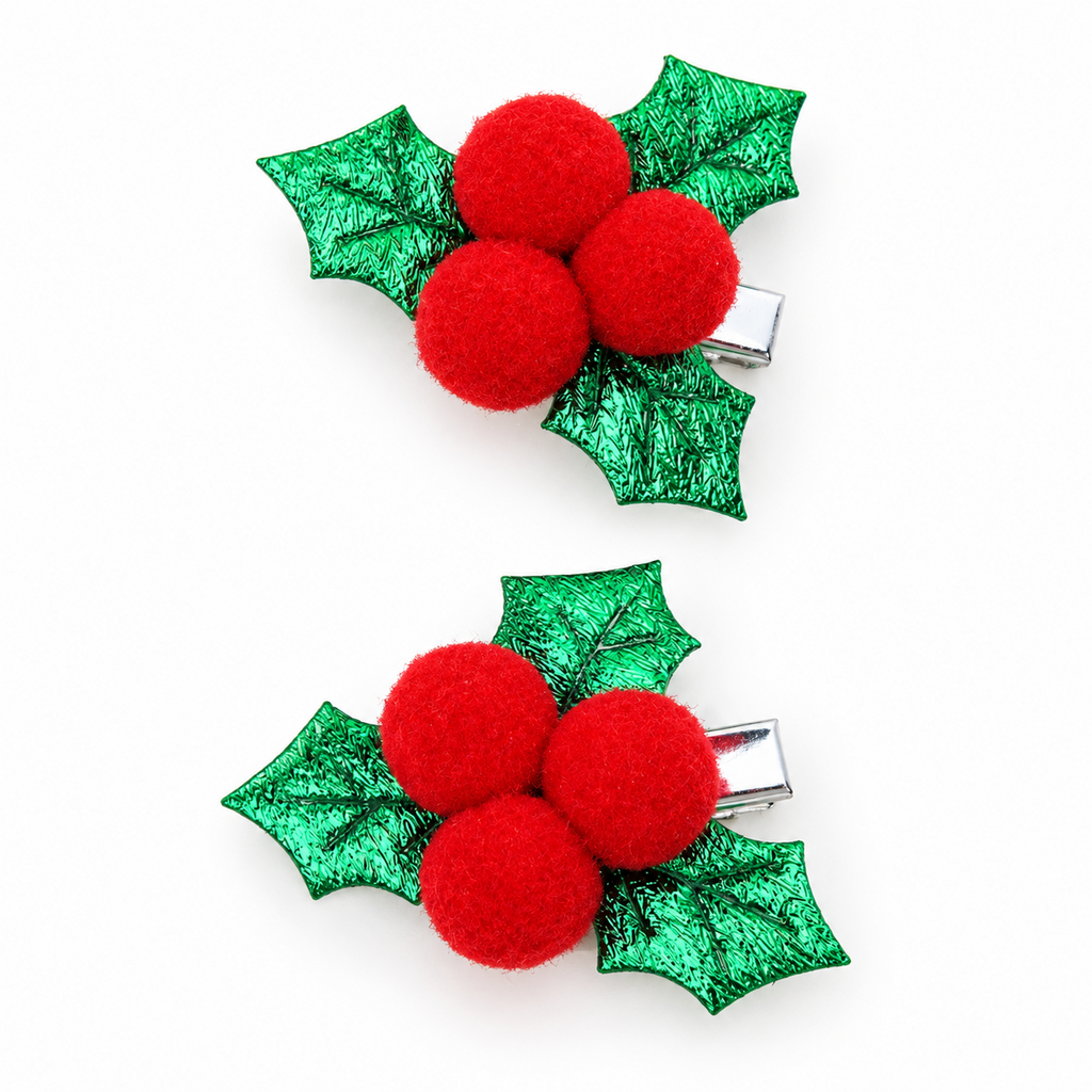 Finishing Touches: Holly Berry clips