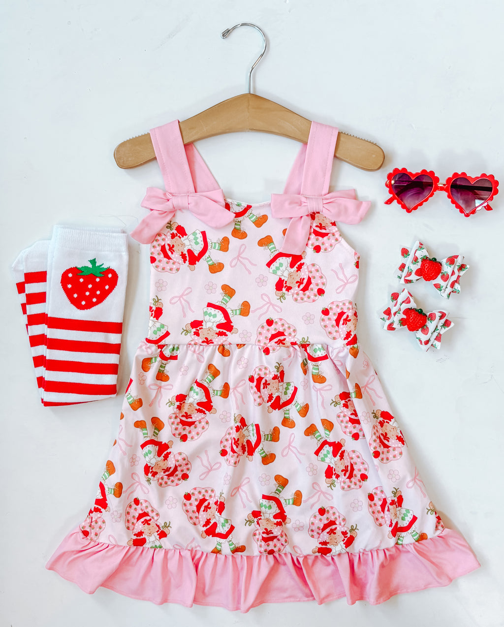 Strawberry Shortcake Cream on Top Dress