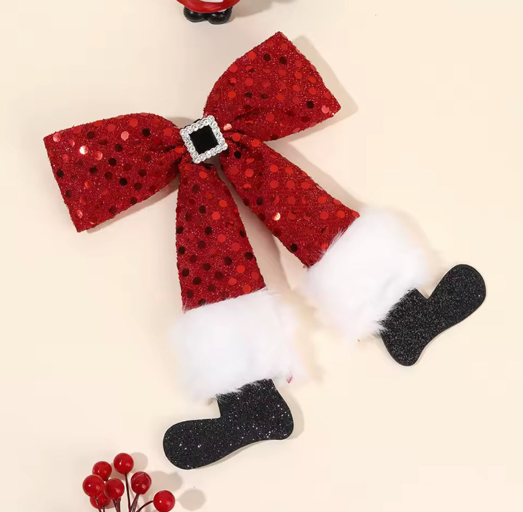 The Holidaze Clips (Santa’s Boots Bow)