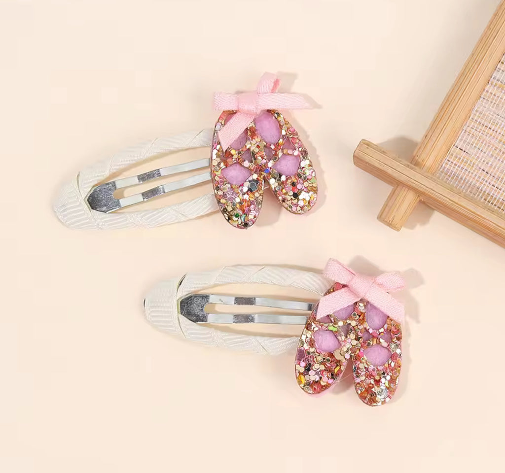 The Holidaze Clips (sugar plum fairy ballet slippers)
