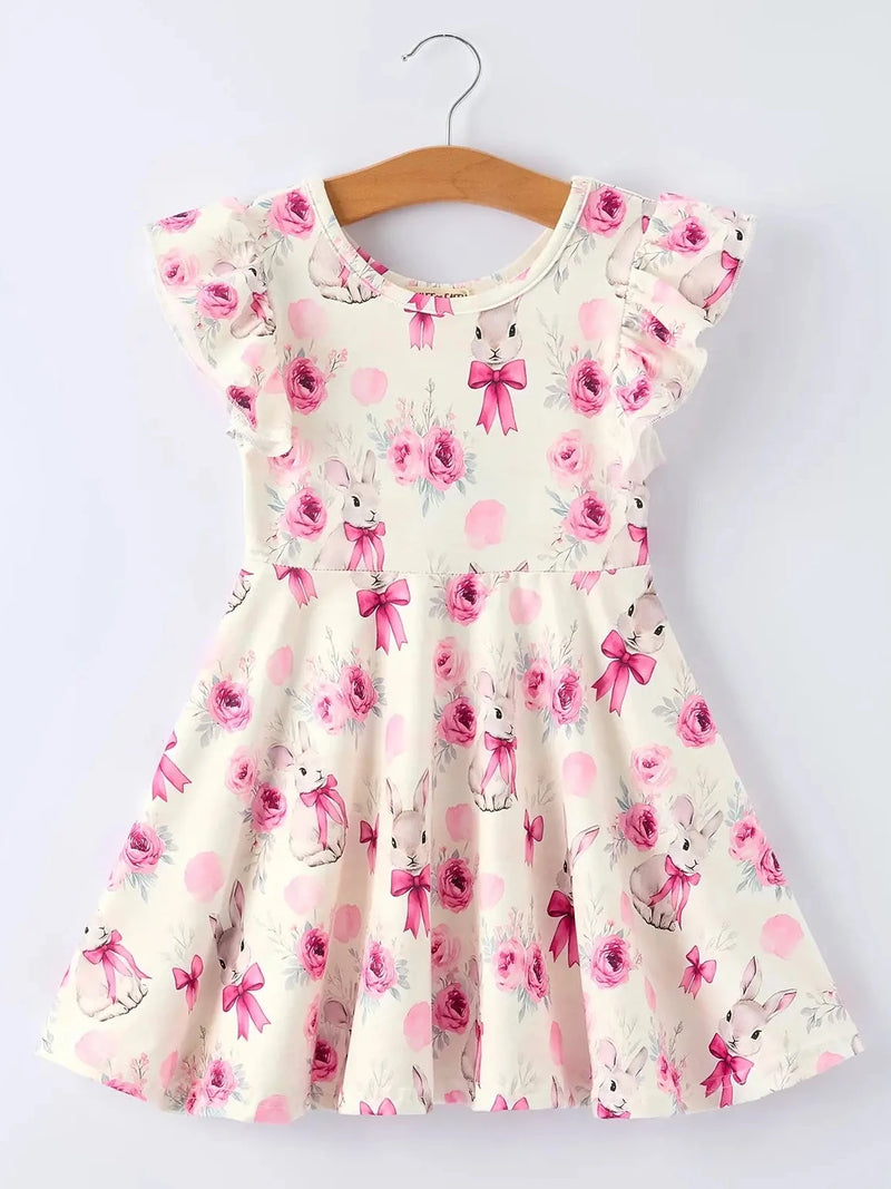 Bunny, Blooms, & Bows Dress