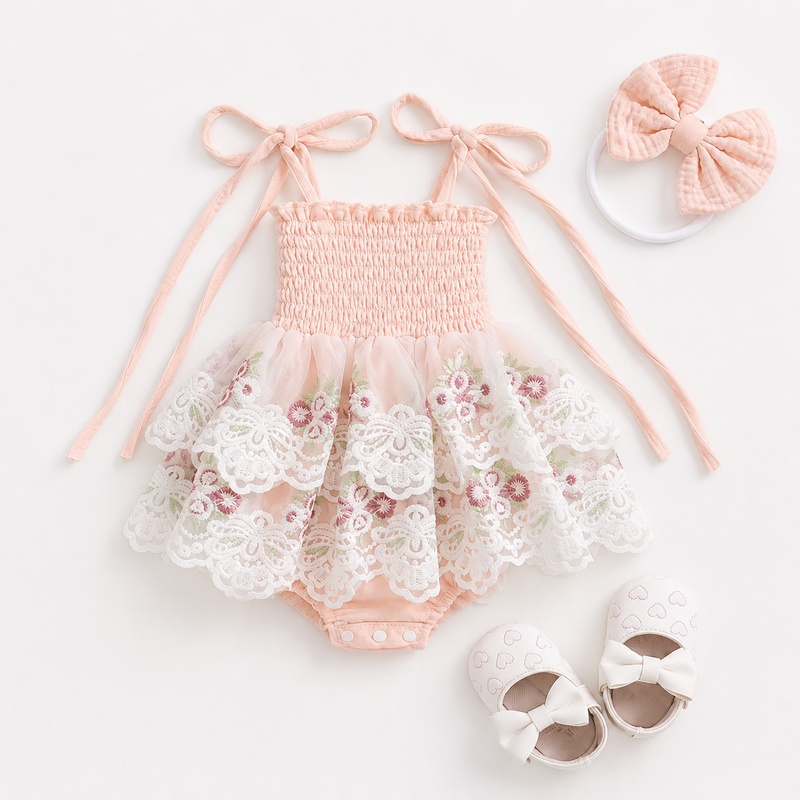 Petals & Lace Party Bubble Dress