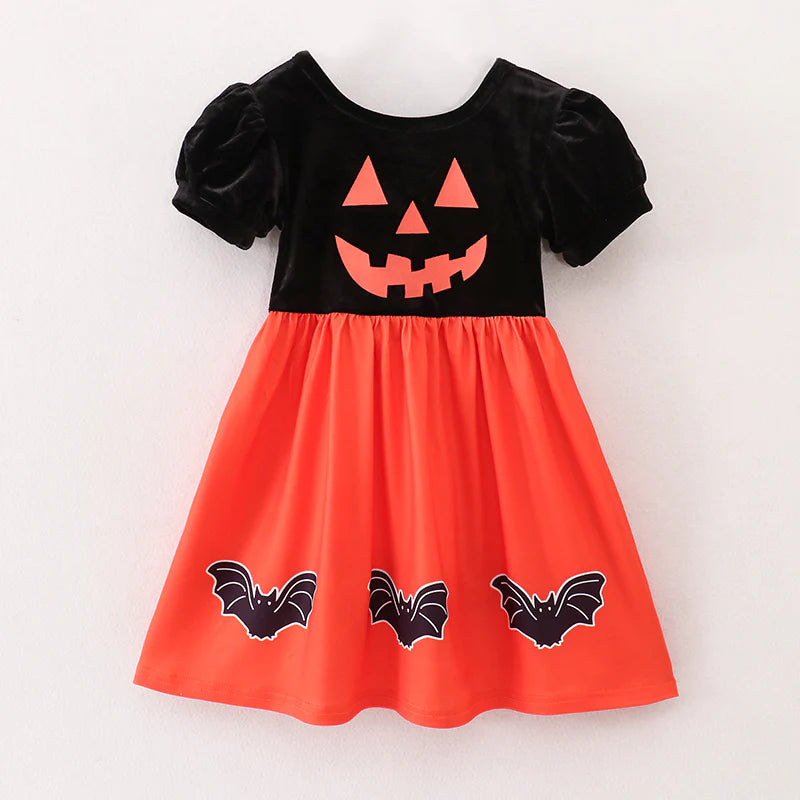 Pumpkin Peek-a-boo Dress