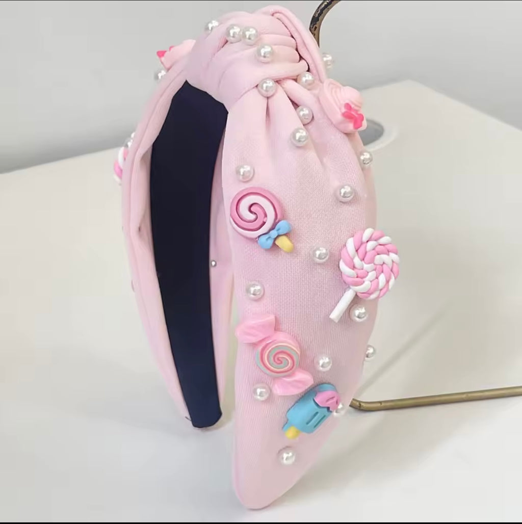 The LRW Spring Top Knot (pink candy)