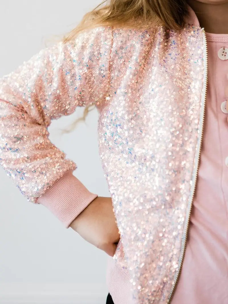 Twinkle & Zip Jacket (peach)