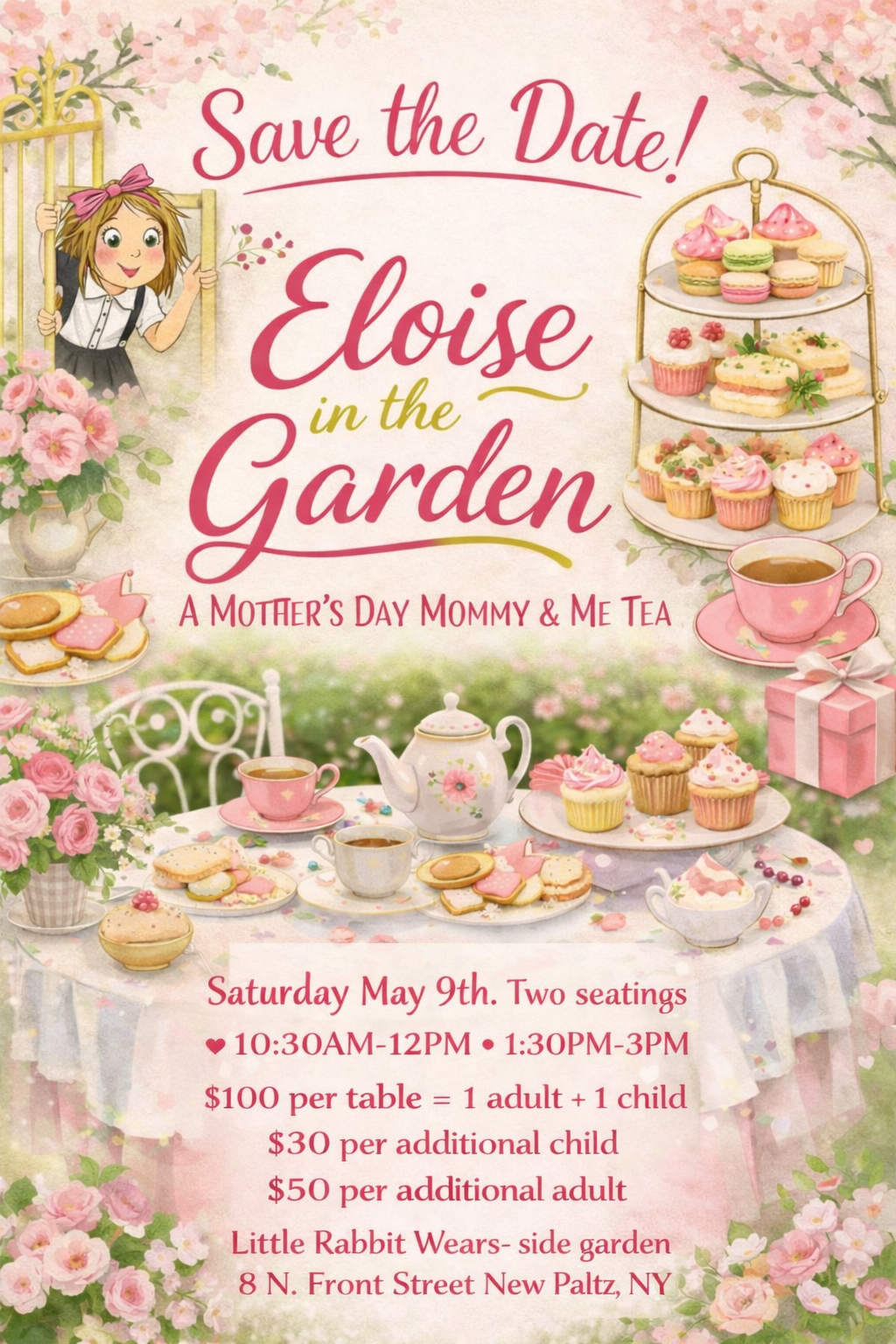 Eloise in the Garden Tea Party Reservation (10:30AM Seating)