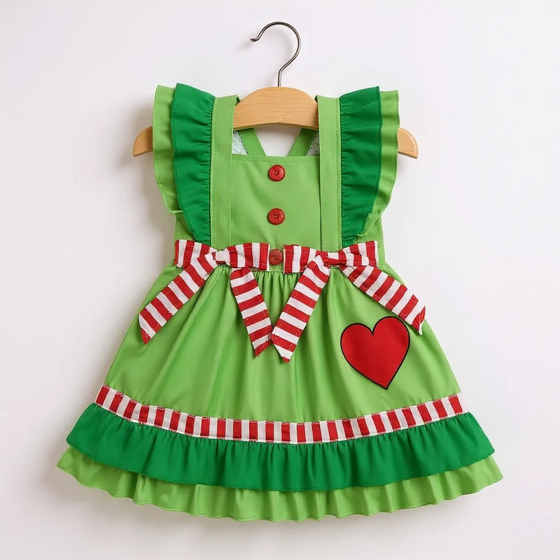 Merry Grinchmas Dress (2T-9Y)