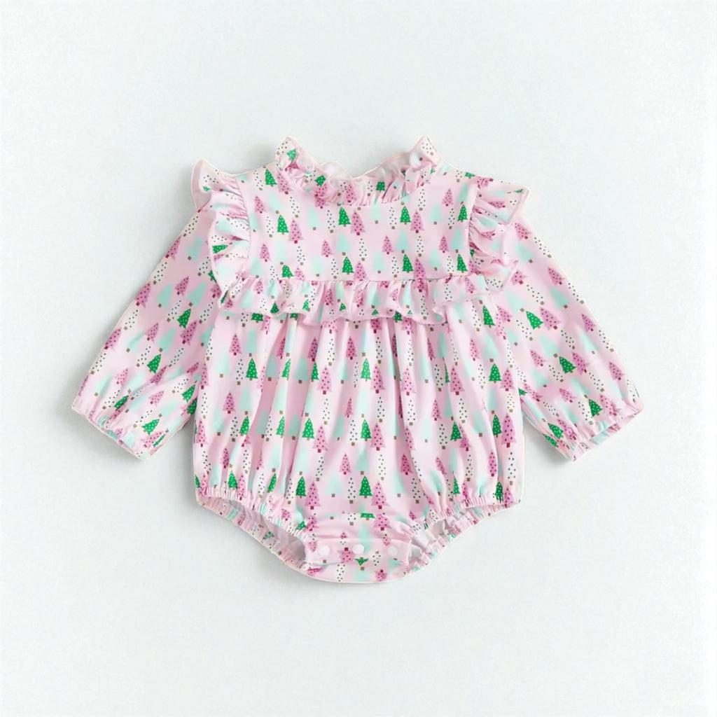 Snow Falling on Cotton Candy Skies Romper