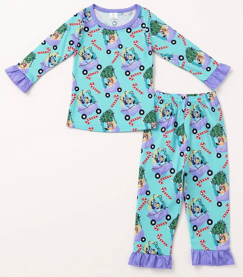 Holiday Pajama Pre-Sale (Aqua Bluey)