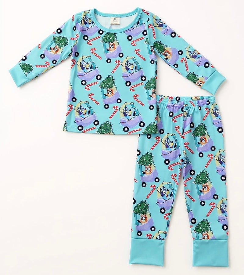 Holiday Pajama Pre-Sale (Aqua Bluey)