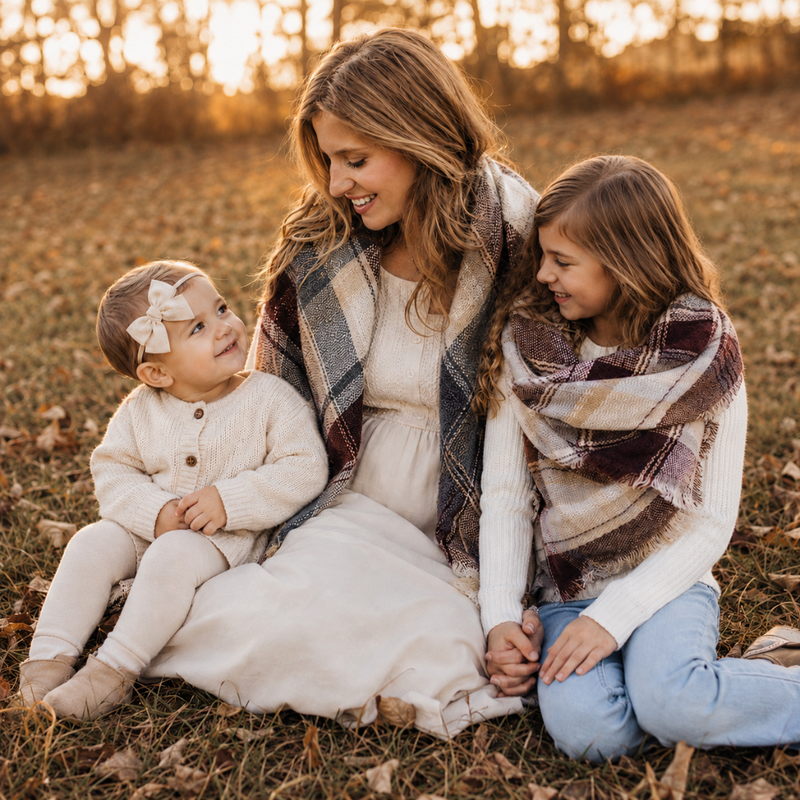 Mama & Me Autumn Scarf Set