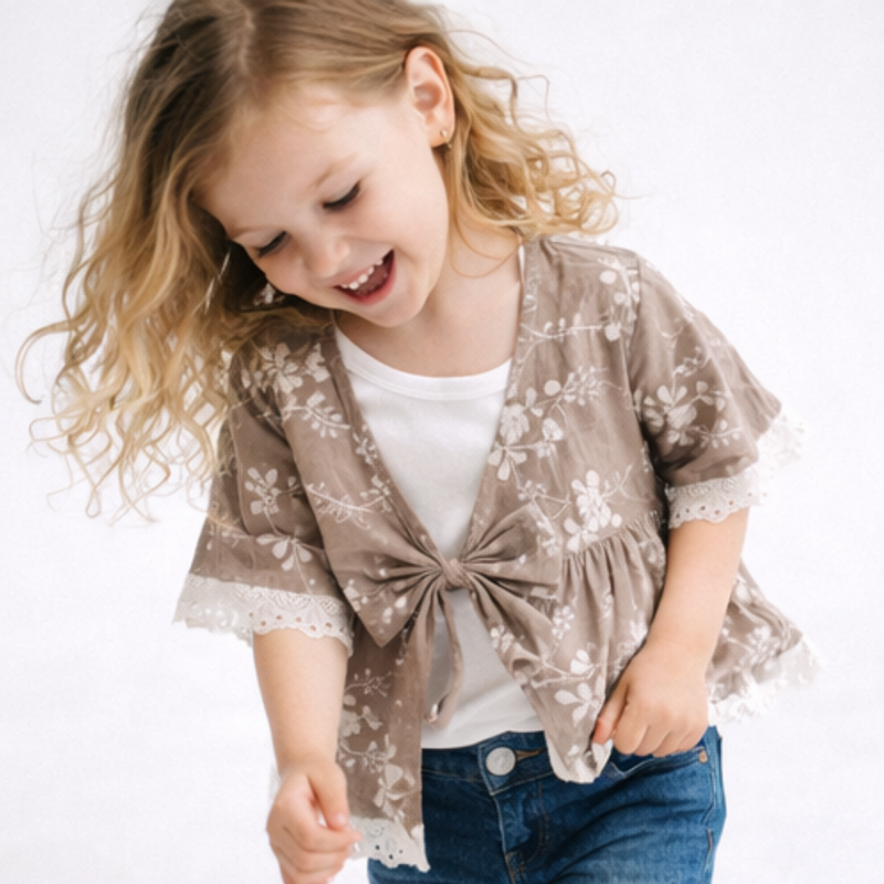 Autumn Whimsy Lace Cardigan