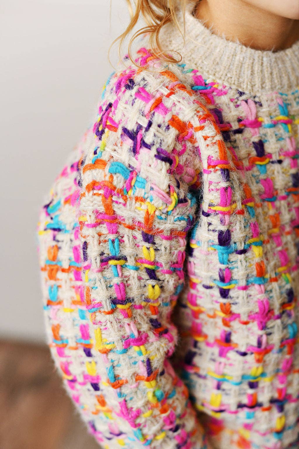 Colorful Confetti Sweater