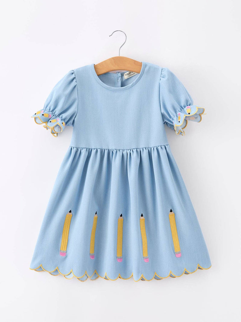 Pencils Out First Day Dress