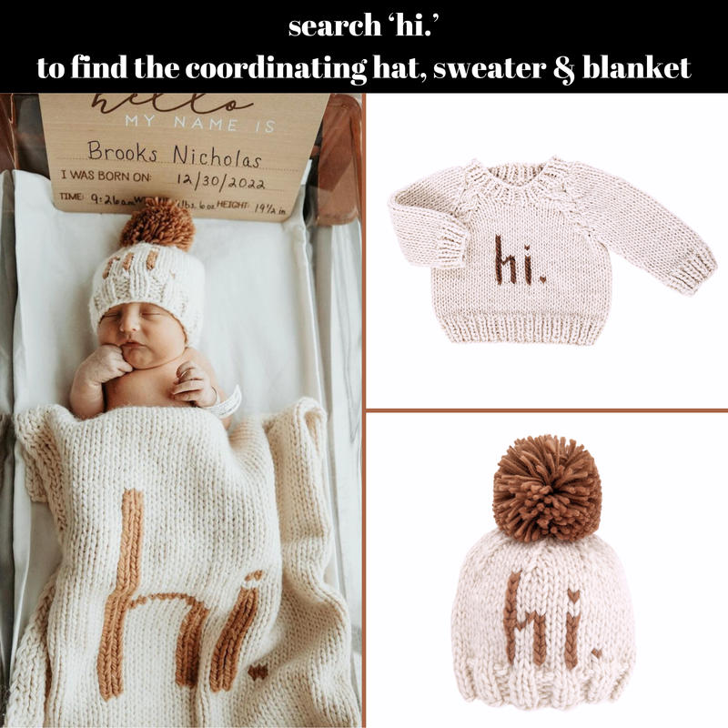 Hi. Baby Blanket
